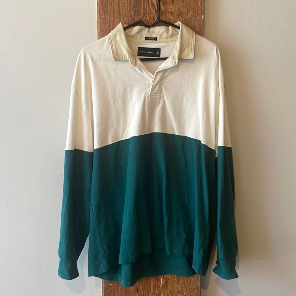 Abercrombie 2 tone oversized long sleeve